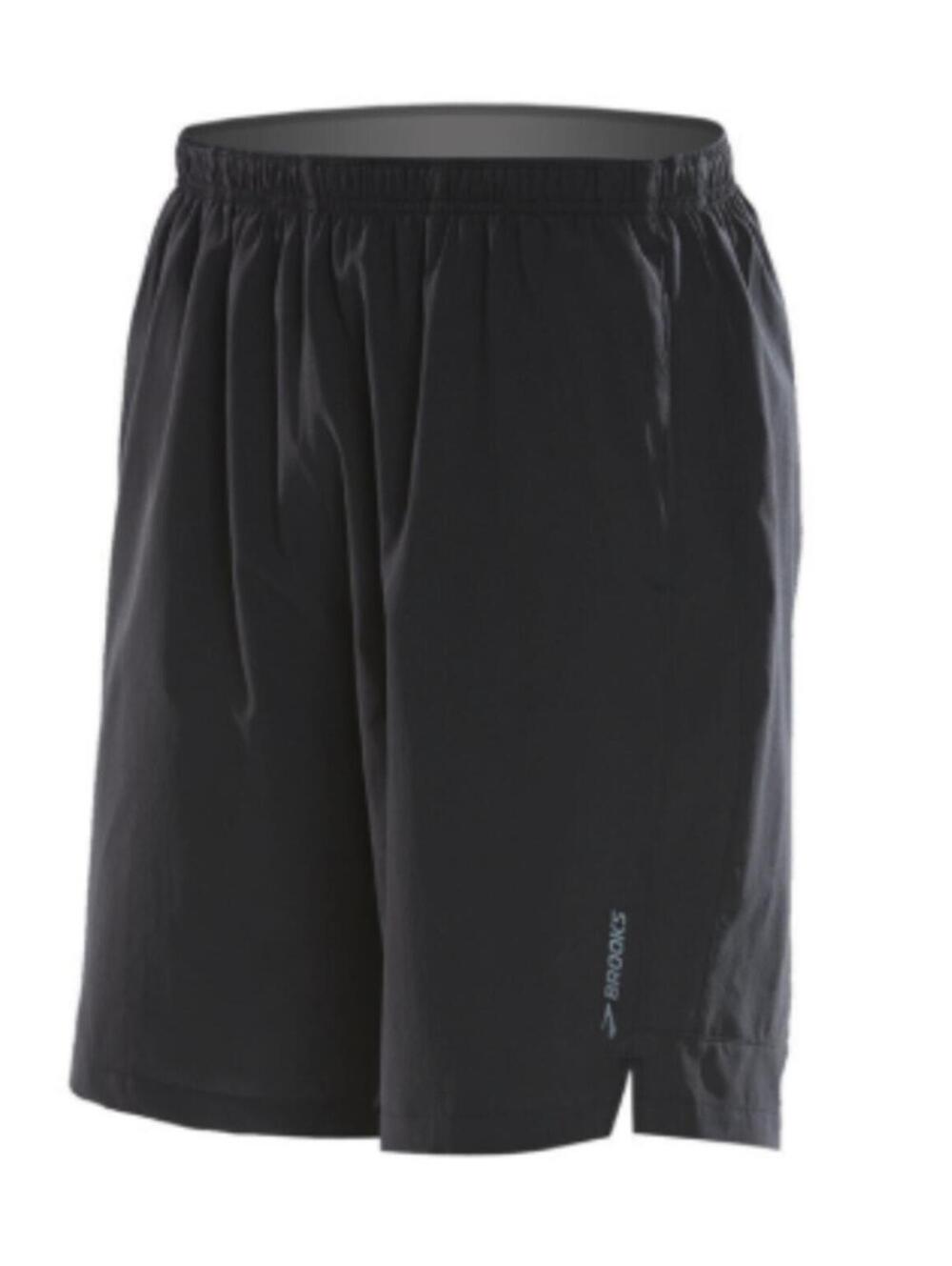 Brooks Go To Gray Athletic Running Shorts - Men's Medium